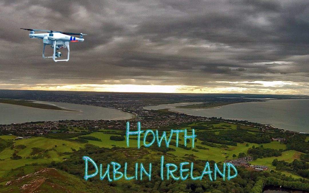 Aerial view Howth Co. Dublin Ireland